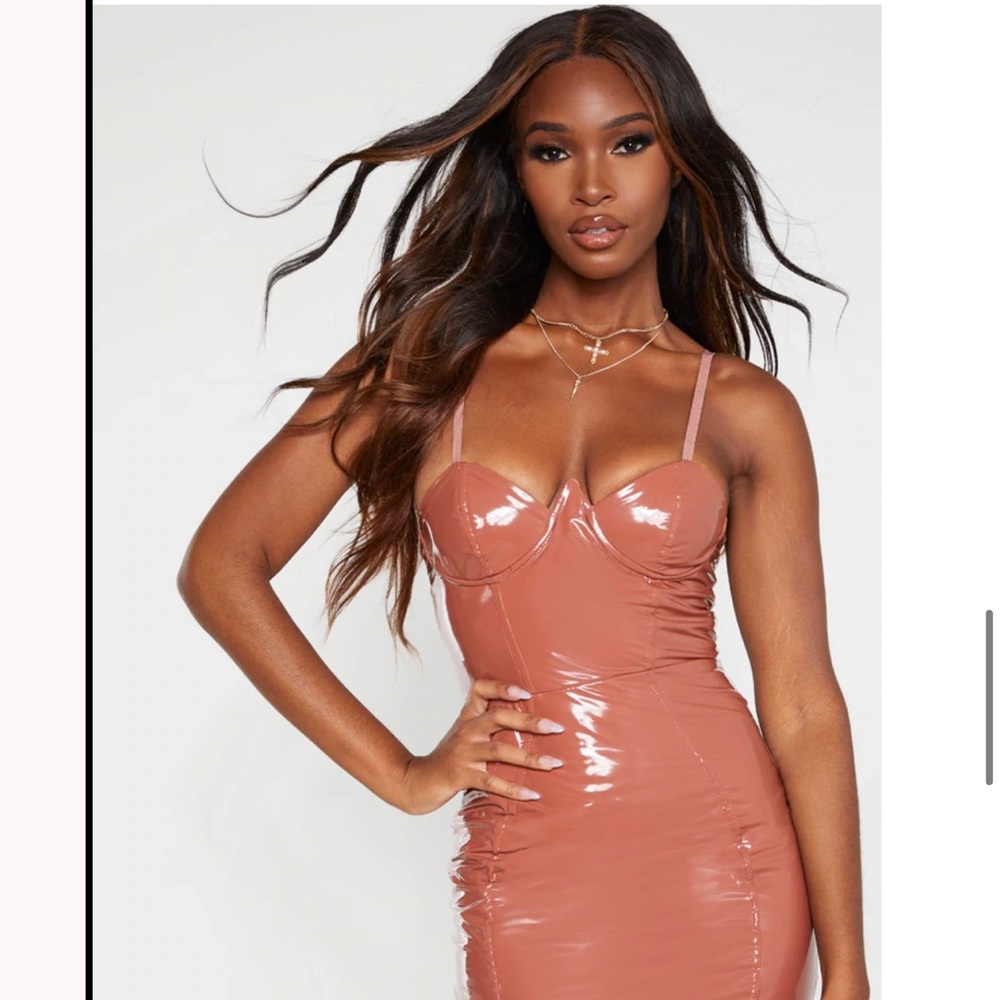 PrettyLittleThing Latex Dress